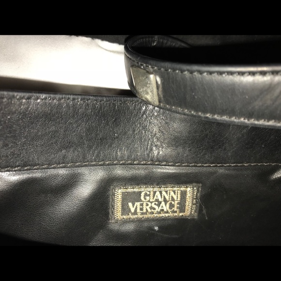 Gianni Versace Handbag with Studded Strap - Picture 4 of 8